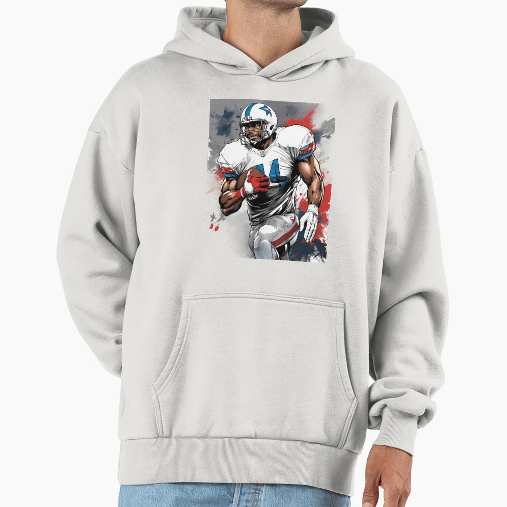 American Football Offensive Tackle Hoodie - Novelty Apparel for Adults - T-Shirt, Sweatshirt, Hoodie