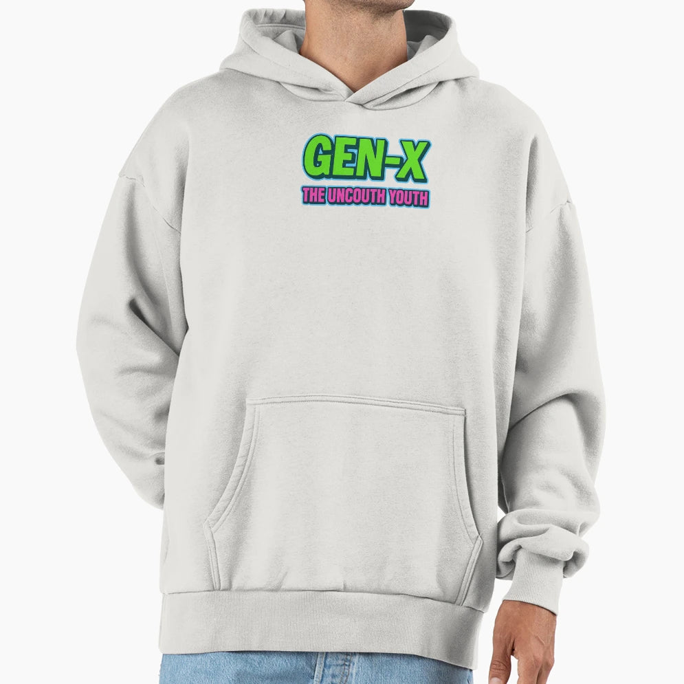 Gen X Uncouth Hose Pipe Drinking Hoodie - Custom Art Print for Adults - T-Shirt, Sweatshirt, Hoodie