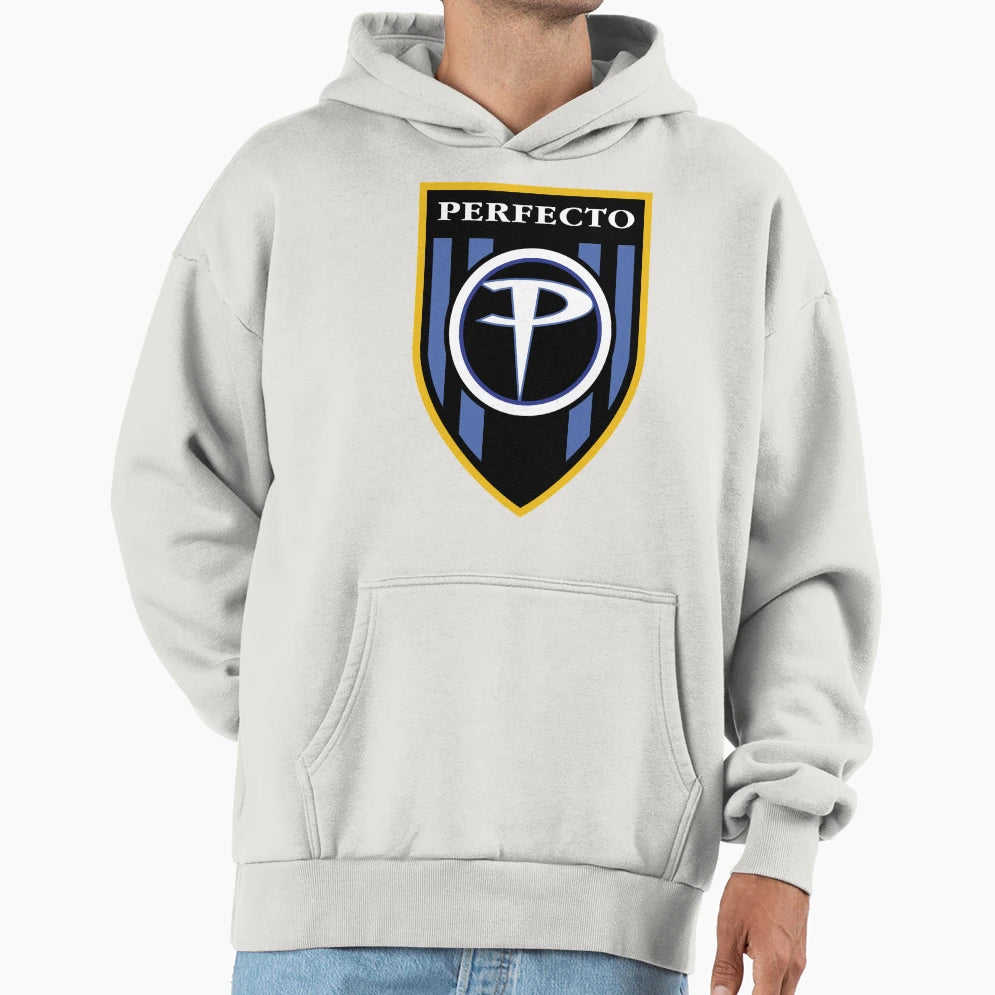 Perfecto Records Dark Color Hoodie - Novelty Apparel Unisex - T-Shirt, Sweatshirt, Hoodie