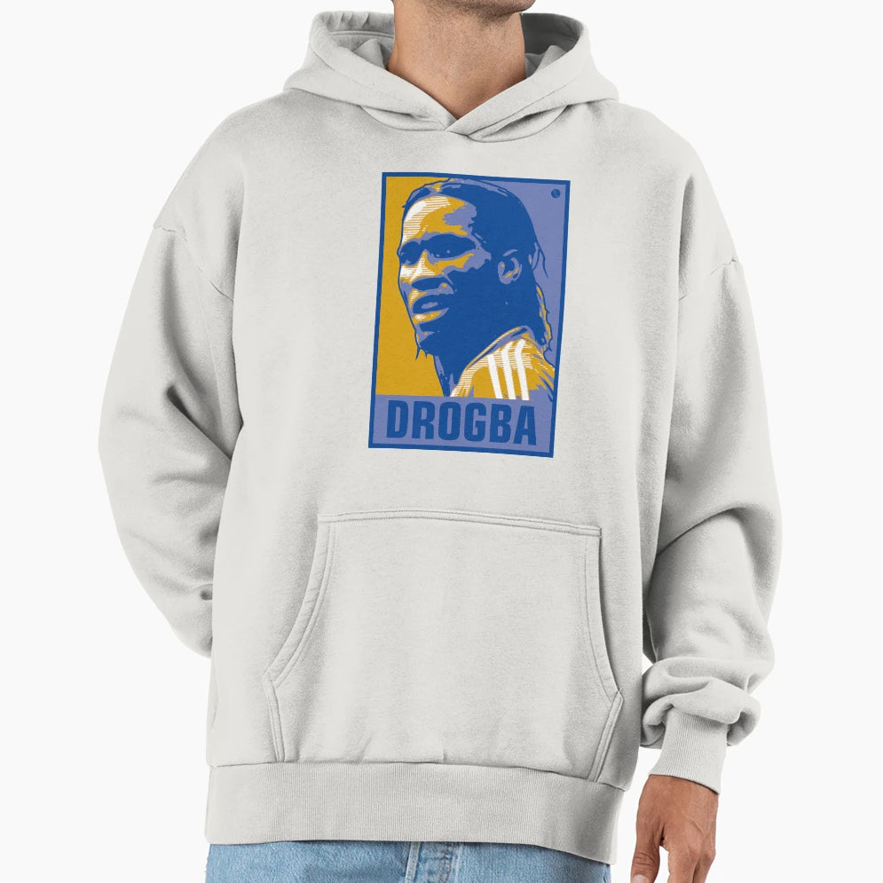 Drogba Hoodie - Trendy Graphic Unisex - T-Shirt, Sweatshirt, Hoodie