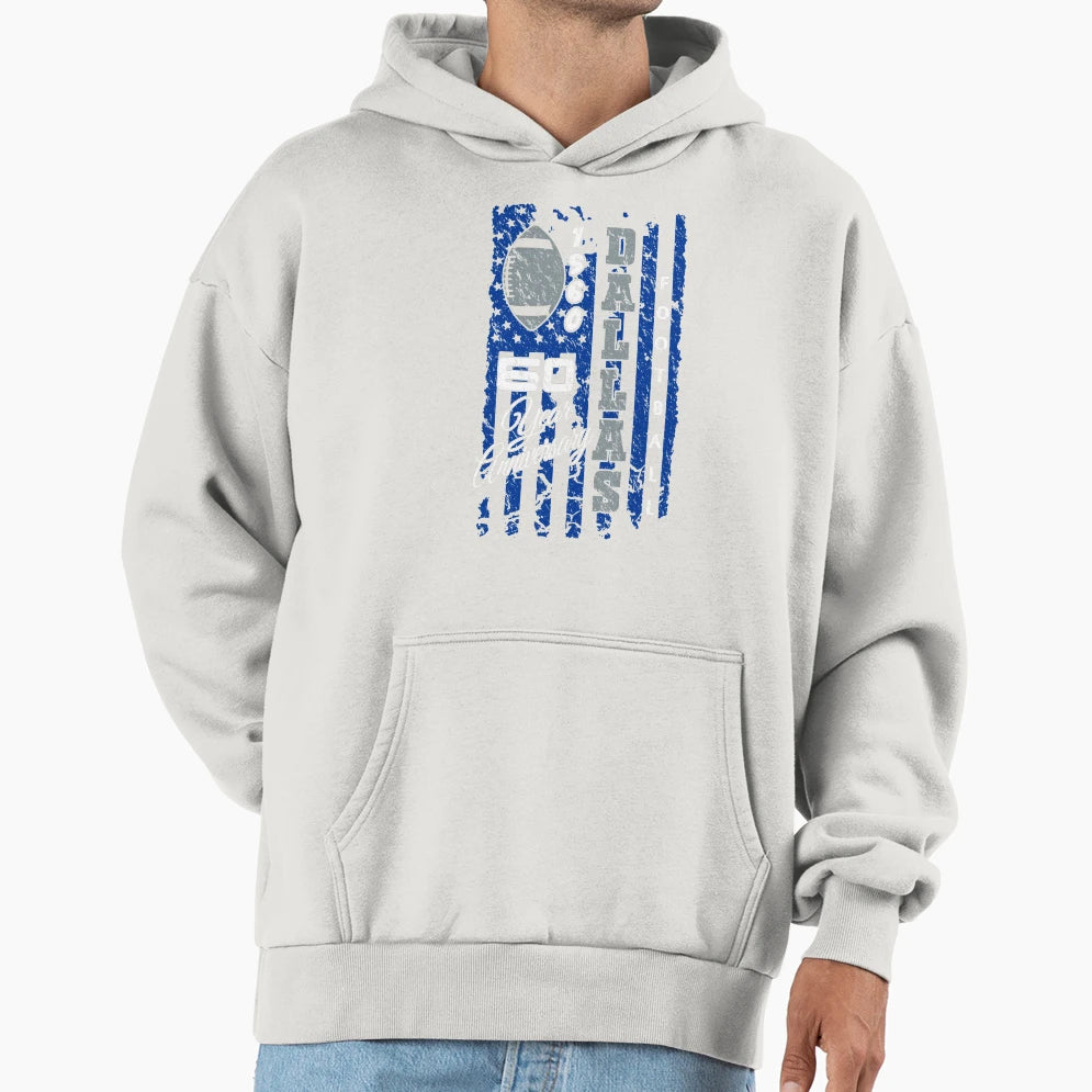 Dallas Pro Football 60 Year Anniversary Hoodie - Graphic Print Unisex - T-Shirt, Sweatshirt, Hoodie