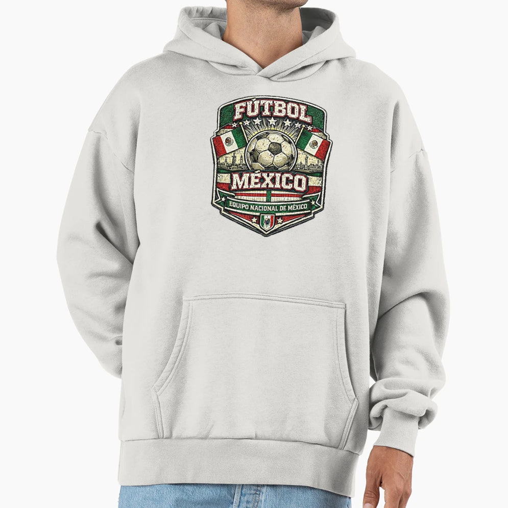 Soccer Football Mexico Hoodie - Fun Novelty Design Unisex - T-Shirt, Sweatshirt, Hoodie