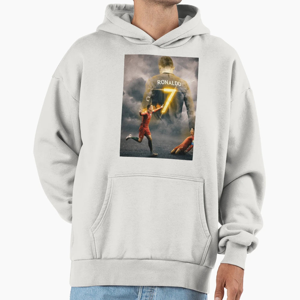 Aesthetic Ronaldo Hoodie - Minimalist Print Unisex - T-Shirt, Sweatshirt, Hoodie