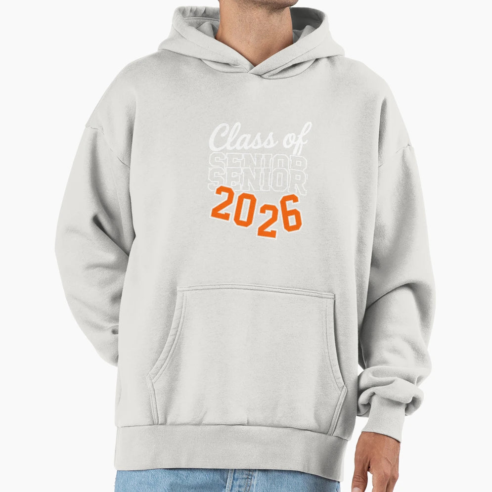 Proud Senior 2026 Graduation High Hoodie - Unique Graphic for Adults - T-Shirt, Sweatshirt, Hoodie