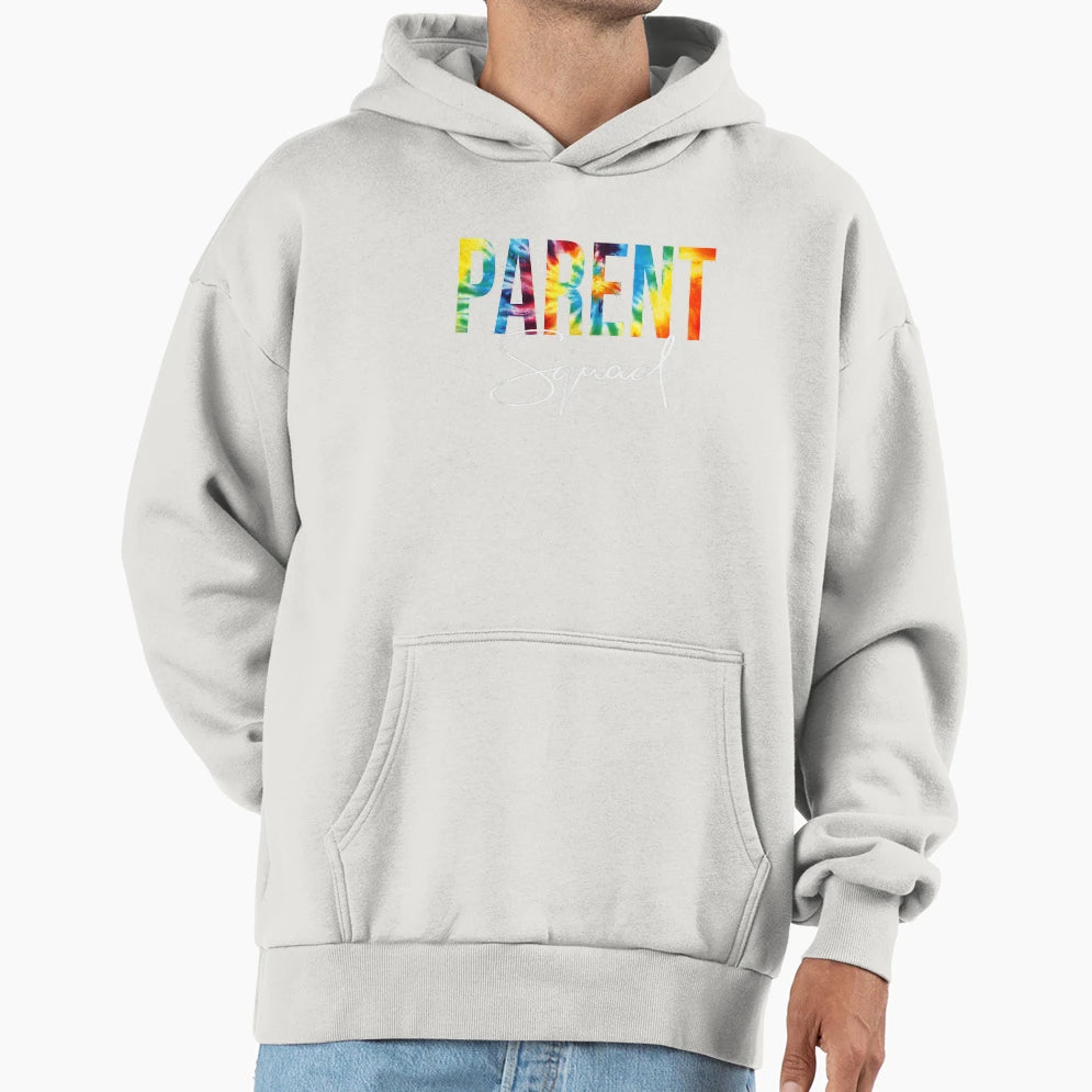 Parent Squad Tie Dye Appreciation Day T-Shirt - Graphic Print Men Women - T-Shirt, Sweatshirt, Hoodie