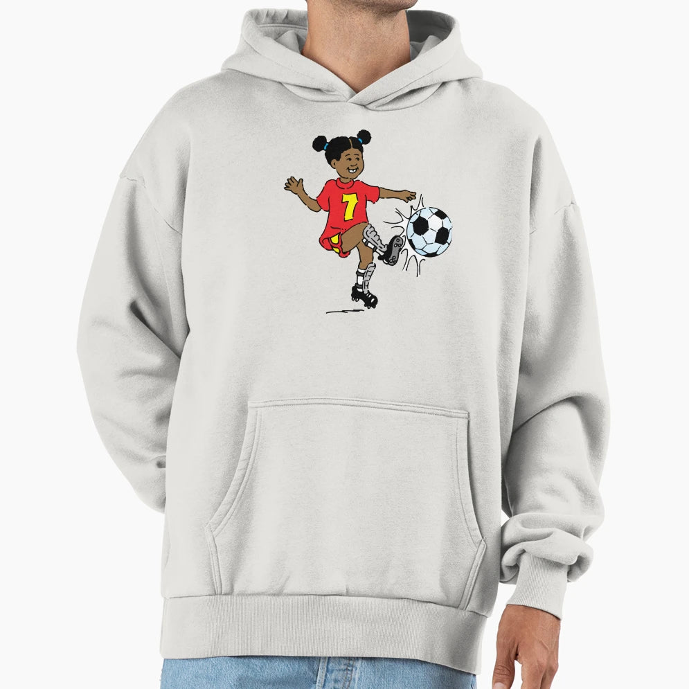 Playing Soccer N37 Hoodie - Fun Novelty Design Men Women - T-Shirt, Sweatshirt, Hoodie