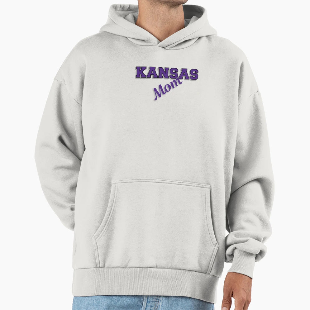 Kansas Mom Hoodie - Custom Art Print Unisex - T-Shirt, Sweatshirt, Hoodie