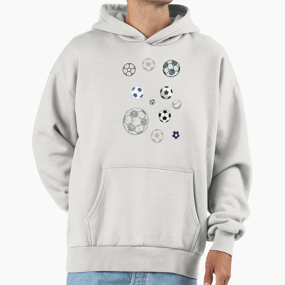 Footballs Hoodie - Streetwear Style for Adults - T-Shirt, Sweatshirt, Hoodie