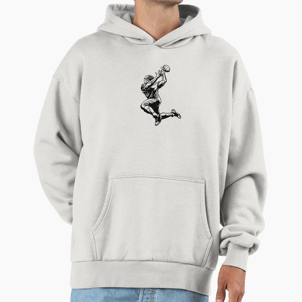 American Football Player Hoodie - Novelty Apparel for Adults - T-Shirt, Sweatshirt, Hoodie