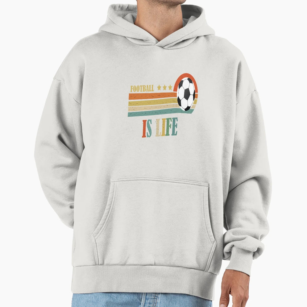 Foot Ball Is Life Shirts Or Soccer Funny T-Shirt - Graphic Print Unisex - T-Shirt, Sweatshirt, Hoodie