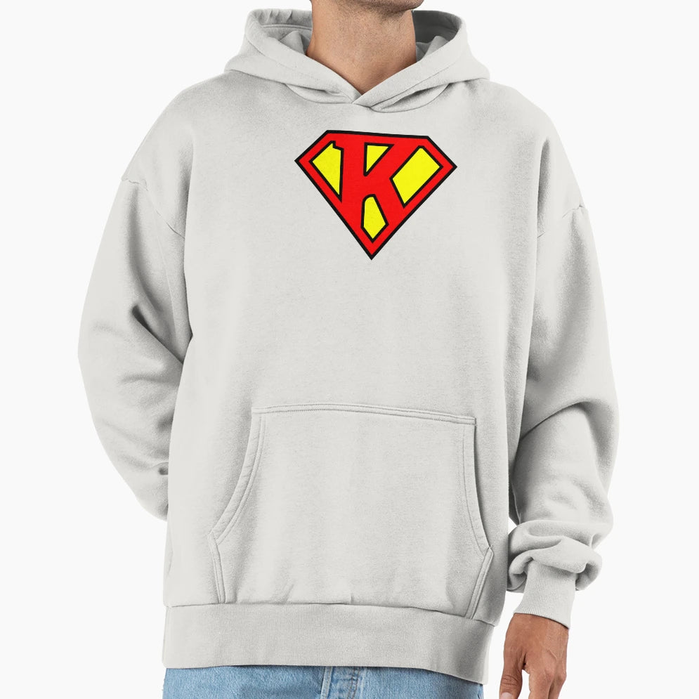 Letter K Super Letter Vol 1 Hoodie - Custom Art Print Men Women - T-Shirt, Sweatshirt, Hoodie