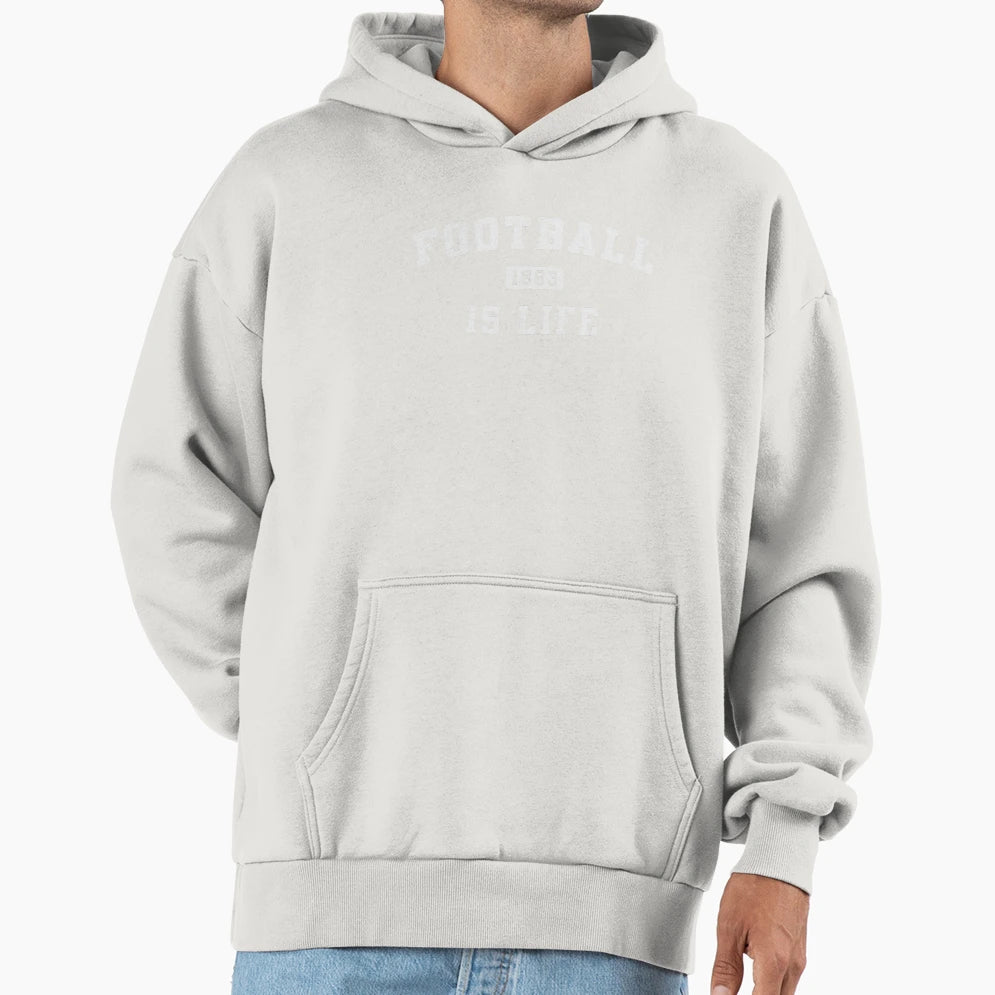 Football Is Life Hoodie - Fun Novelty Design Unisex - T-Shirt, Sweatshirt, Hoodie