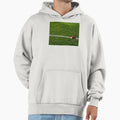 Marker Football Field Photo Hoodie - Novelty Apparel for Adults - T-Shirt, Sweatshirt, Hoodie
