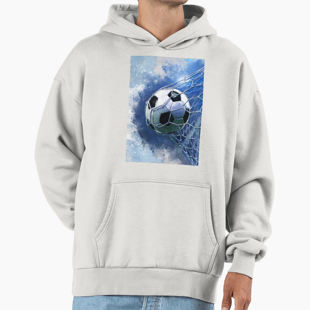 Football Watercolor Sport Art Hoodie - Aesthetic Graphic for Adults - T-Shirt, Sweatshirt, Hoodie