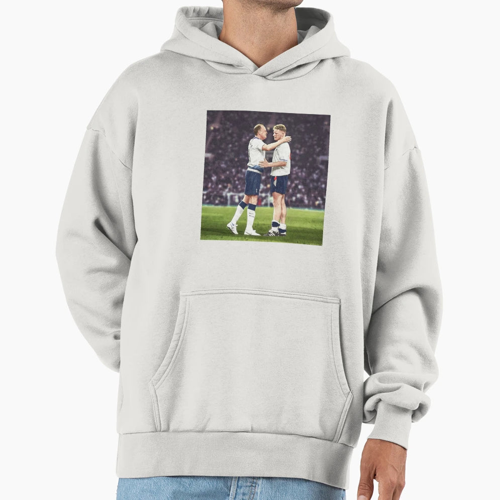 Gazza Now And Then Hoodie - Streetwear Style Unisex - T-Shirt, Sweatshirt, Hoodie