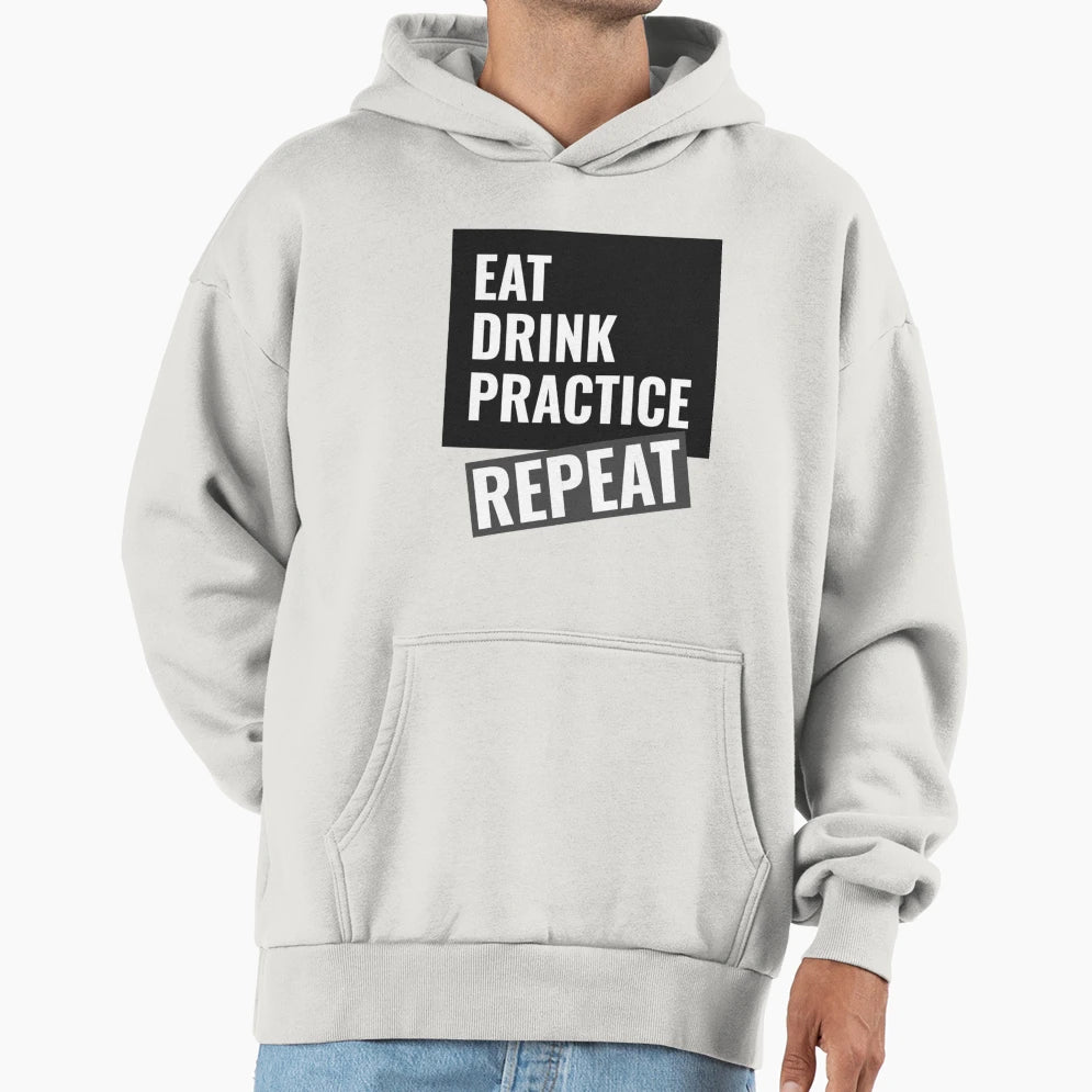 Eat Drink Practice Repeat T-Shirt - Aesthetic Graphic Unisex - T-Shirt, Sweatshirt, Hoodie