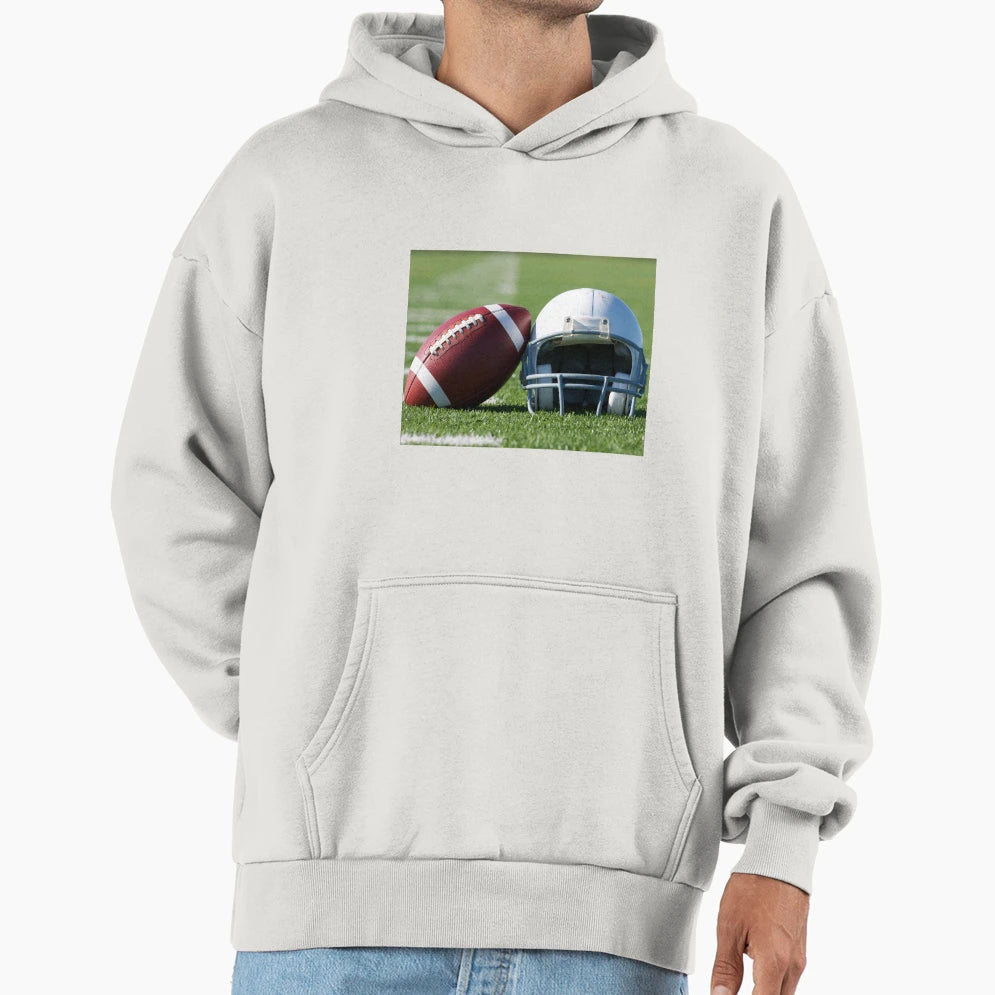 Football Season Is Here Hoodie - Unique Graphic for Adults - T-Shirt, Sweatshirt, Hoodie