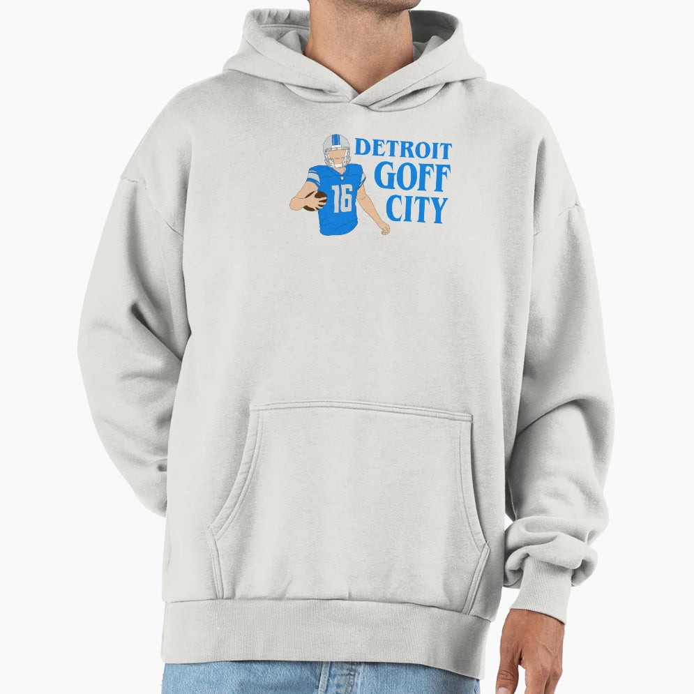 Detroit Goff City Hoodie - Streetwear Style Men Women - T-Shirt, Sweatshirt, Hoodie