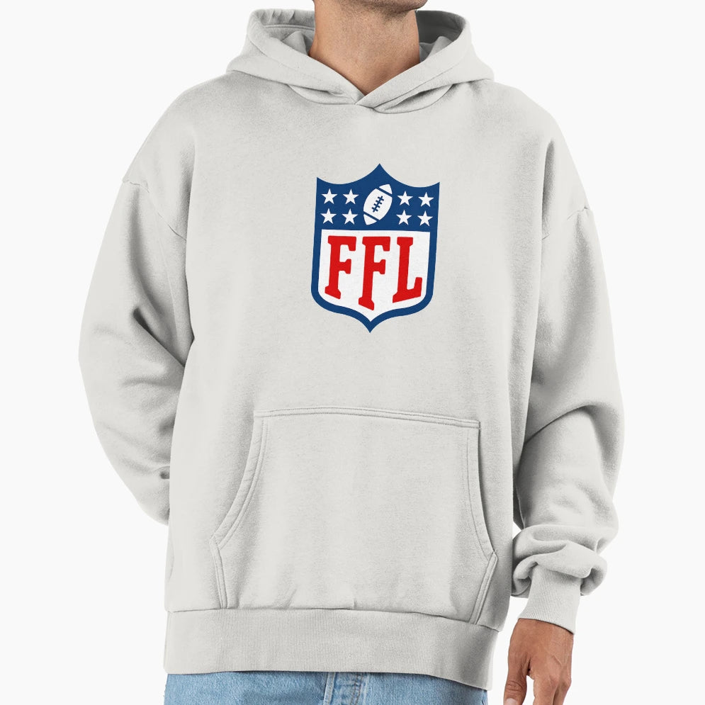 Fantasy Football Logo Ffl League Hoodie - Aesthetic Graphic for Adults - T-Shirt, Sweatshirt, Hoodie