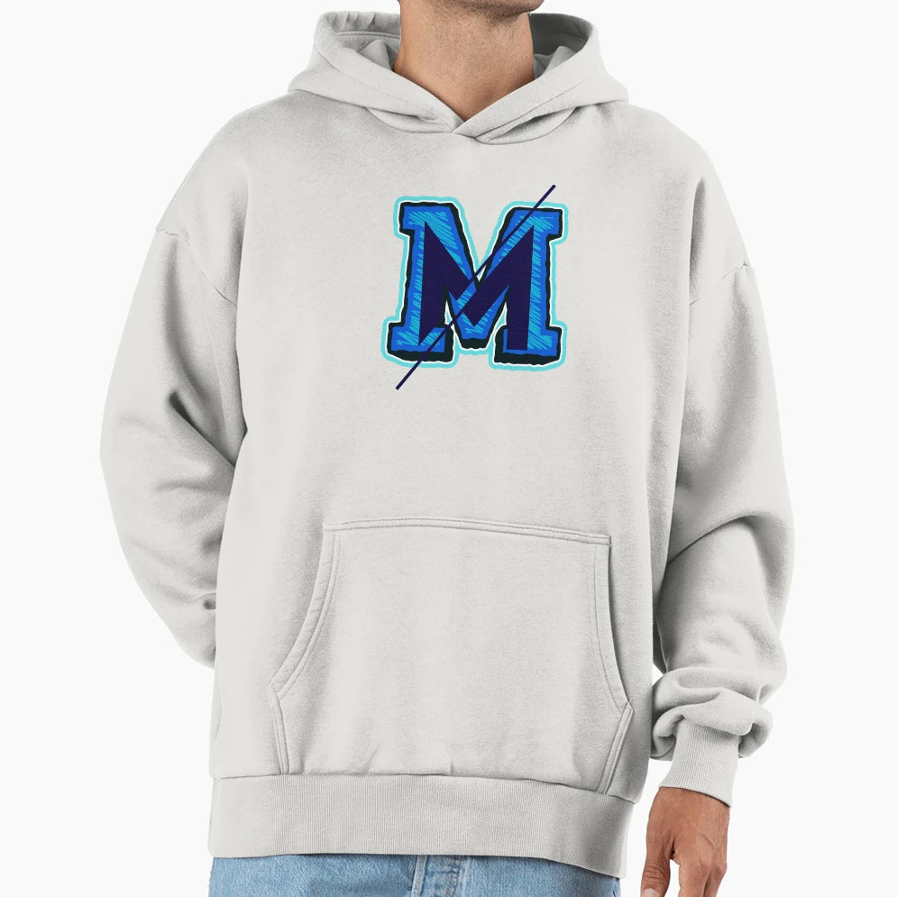 Colorful Bold And Stylistic Letter M Hoodie - Streetwear Style Men Women - T-Shirt, Sweatshirt, Hoodie