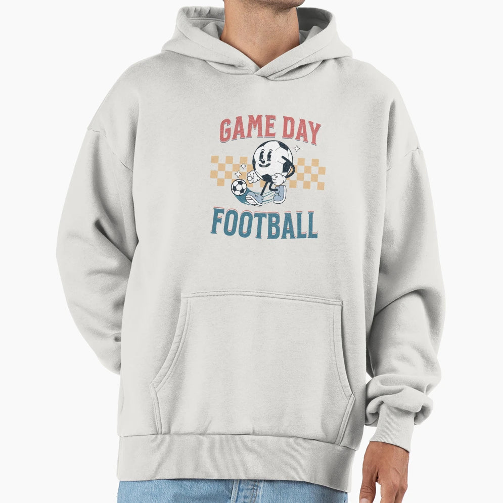 Football Player Soccer Fan Mascot Hoodie - Fun Novelty Design Men Women - T-Shirt, Sweatshirt, Hoodie