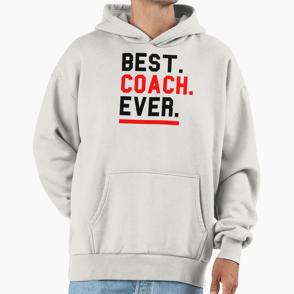 Best Coach Product Ever Sport Theme Hoodie - Minimalist Print for Adults - T-Shirt, Sweatshirt, Hoodie