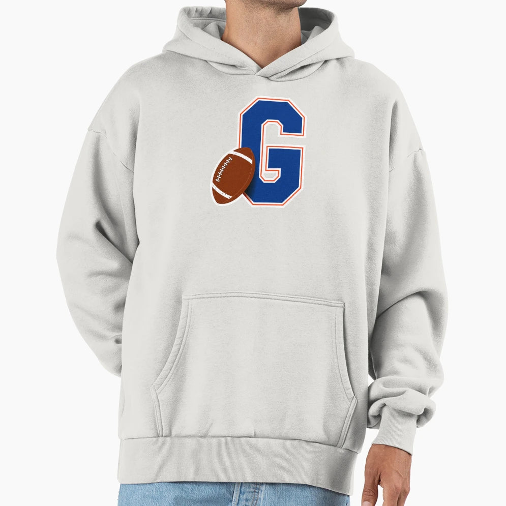 Florida Football Monogram Hoodie - Casual Everyday Wear for Adults - T-Shirt, Sweatshirt, Hoodie