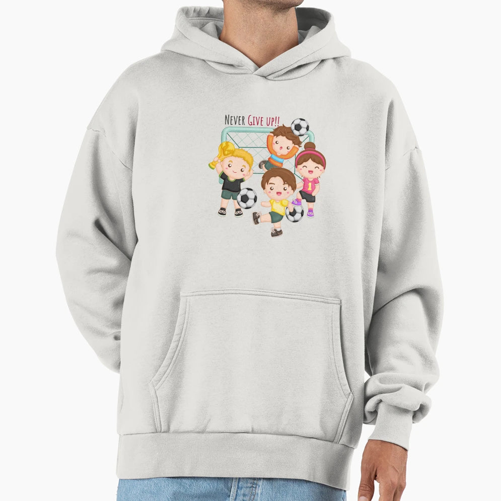 Teamwork Soccer Hoodie - Fun Novelty Design for Adults - T-Shirt, Sweatshirt, Hoodie
