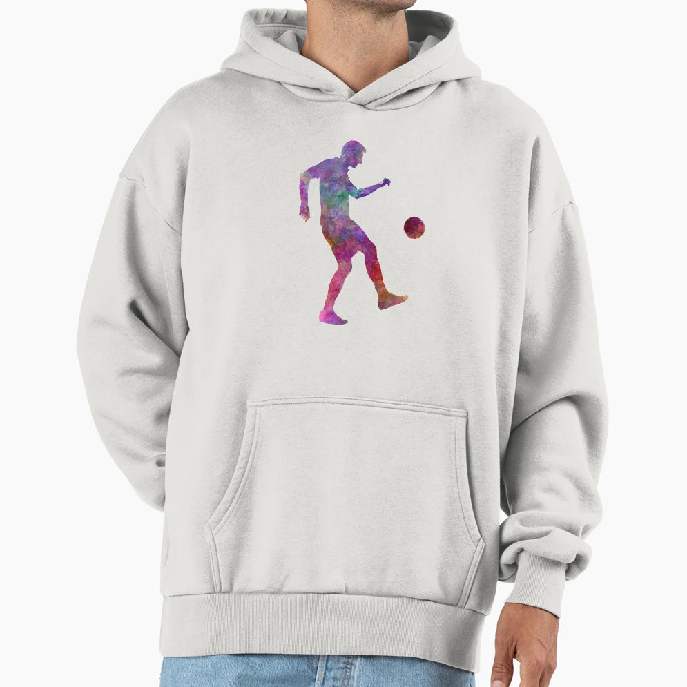 Soccer Football Player 04 Hoodie - Trendy Graphic Unisex - T-Shirt, Sweatshirt, Hoodie