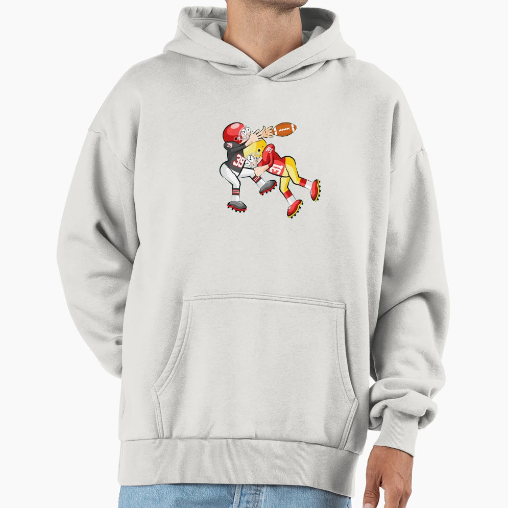 American Football Cartoon 15 41 Hoodie - Unique Graphic Unisex - T-Shirt, Sweatshirt, Hoodie