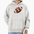 American Football Ball Number 1 One Hoodie - Trendy Graphic Men Women - T-Shirt, Sweatshirt, Hoodie