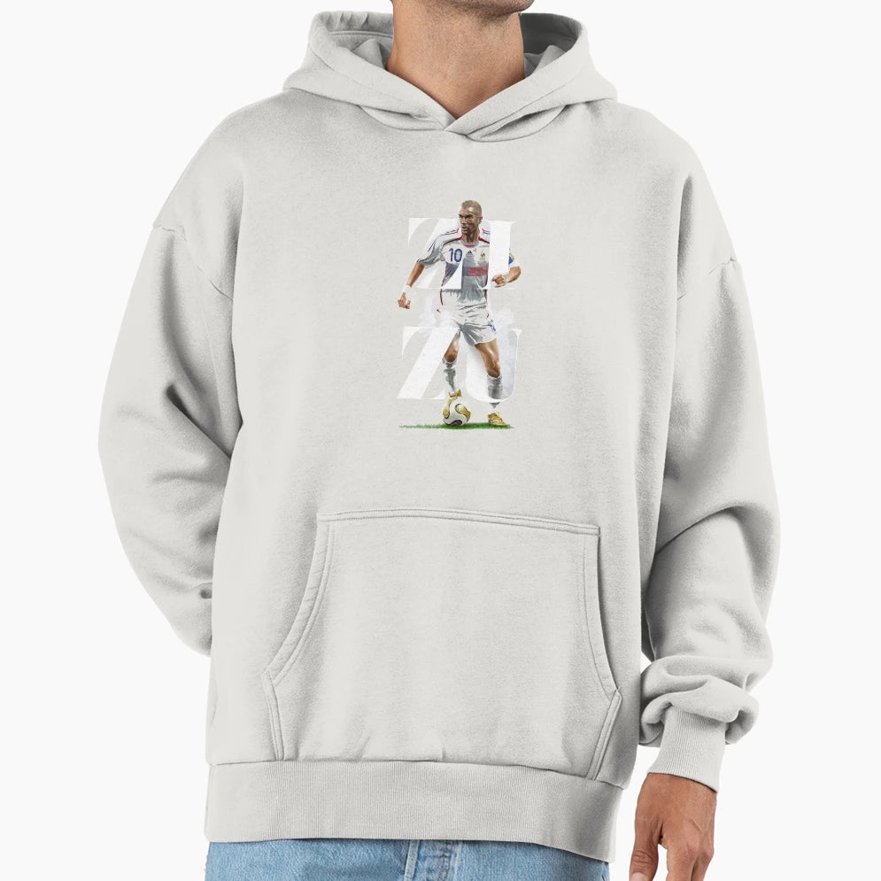 Zidane Hoodie - Minimalist Print Men Women - T-Shirt, Sweatshirt, Hoodie