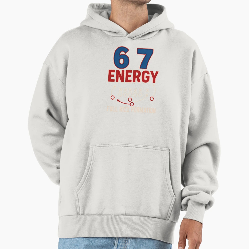 6 7 Meme Football Full Rizz Formation Hoodie - Custom Art Print Men Women - T-Shirt, Sweatshirt, Hoodie