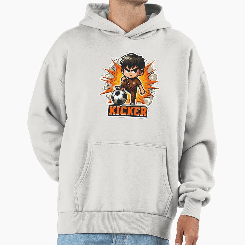 Soccer Spark Kicker Hoodie - Fun Novelty Design Unisex - T-Shirt, Sweatshirt, Hoodie