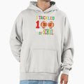 I Tackled 100 Days School Football Hoodie - Aesthetic Graphic for Adults - T-Shirt, Sweatshirt, Hoodie