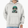 Angry Football Player Hoodie - Fun Novelty Design for Adults - T-Shirt, Sweatshirt, Hoodie