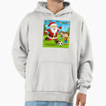 Soccer Santa Football Hoodie - Trendy Graphic for Adults - T-Shirt, Sweatshirt, Hoodie