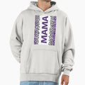 Mama Is Halfway Between Purple Crystals Hoodie - Novelty Apparel Unisex - T-Shirt, Sweatshirt, Hoodie