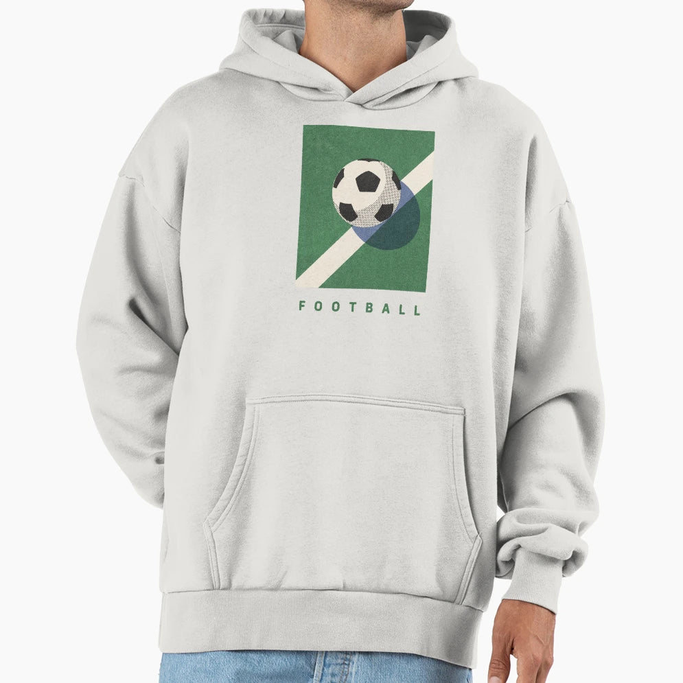 Balls Football Summer Games Hoodie - Minimalist Print for Adults - T-Shirt, Sweatshirt, Hoodie
