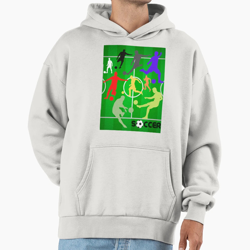 Soccer Hoodie - Streetwear Style for Adults - T-Shirt, Sweatshirt, Hoodie