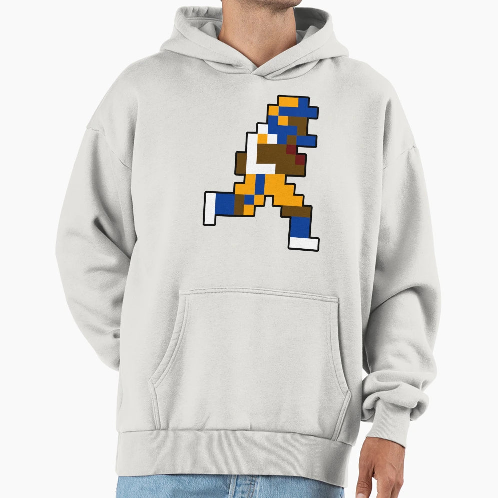 8 Bit Los Angeles Pixel Football Player Hoodie - Custom Art Print Men Women - T-Shirt, Sweatshirt, Hoodie