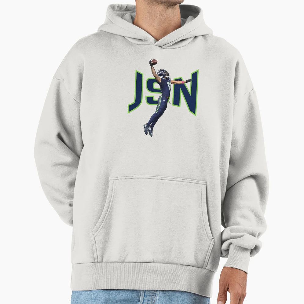 Jaxon Smith Njigba Dunk Hoodie - Graphic Print Unisex - T-Shirt, Sweatshirt, Hoodie