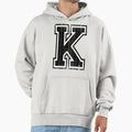 Big Varsity Letter K Hoodie - Fun Novelty Design Unisex - T-Shirt, Sweatshirt, Hoodie