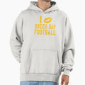 I Love Green Bay Football Distressed Hoodie - Minimalist Print Men Women - T-Shirt, Sweatshirt, Hoodie