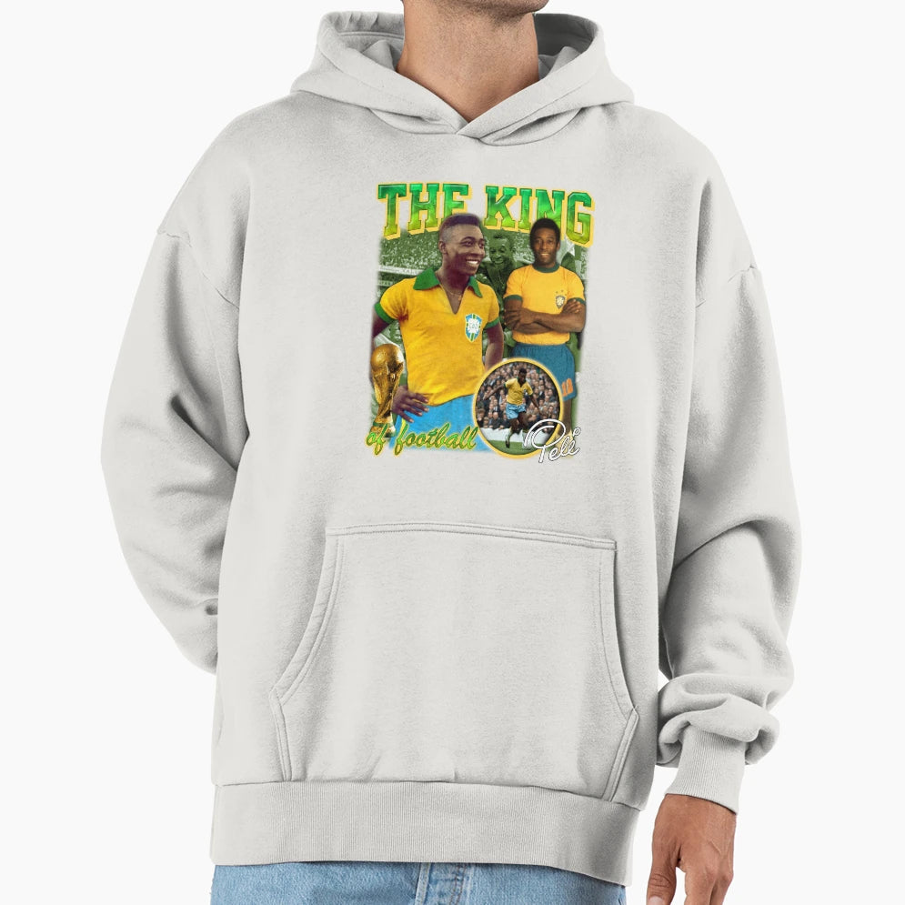 Pele 10 King Football Player Cup Legend Hoodie - Unique Graphic Unisex - T-Shirt, Sweatshirt, Hoodie