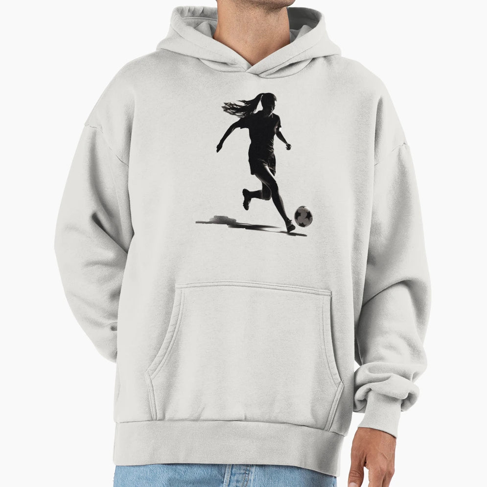 American Female Soccer Player Hoodie - Custom Art Print Unisex - T-Shirt, Sweatshirt, Hoodie