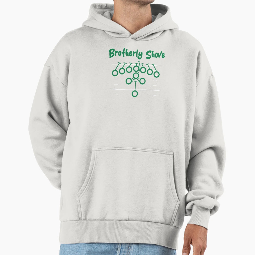 Brotherly Shove Philadelphia Football Hoodie - Trendy Graphic Unisex - T-Shirt, Sweatshirt, Hoodie