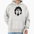 Diego Maradona Pop Art Portrait Hoodie - Minimalist Print Men Women - T-Shirt, Sweatshirt, Hoodie