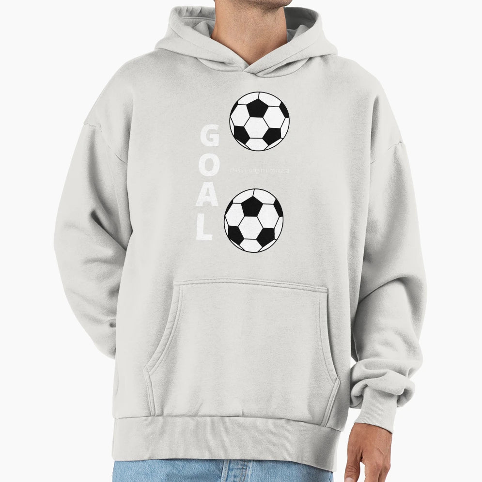 Football Goal Original Football Soccer Hoodie - Custom Art Print Unisex - T-Shirt, Sweatshirt, Hoodie