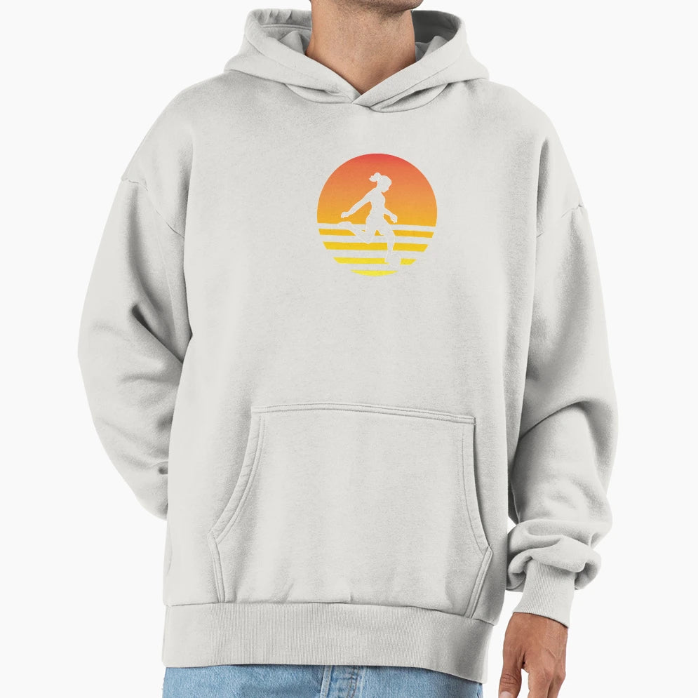 Inspirational Sunset Soccer Teamwork Hoodie - Novelty Apparel for Adults - T-Shirt, Sweatshirt, Hoodie